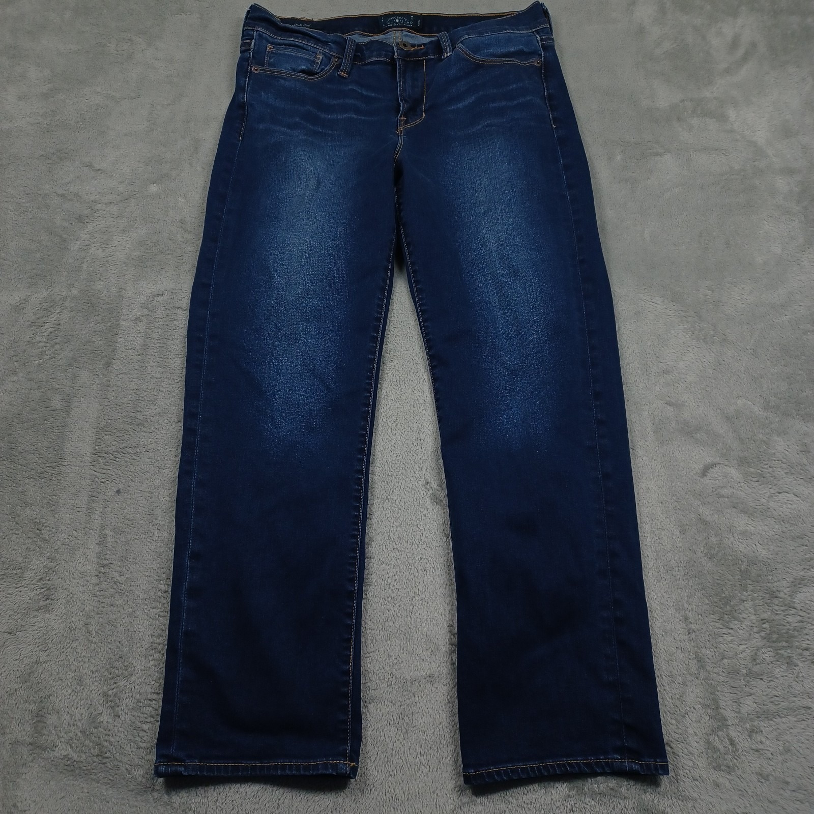 Lucky Brand Jeans Womens 10 Blue Denim Cropped Mollie Preppy Modern